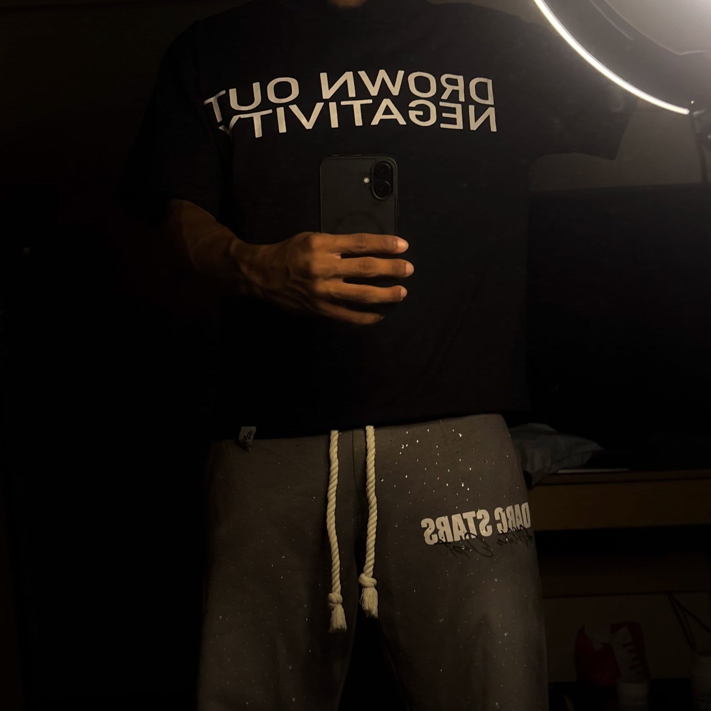 "DROWN OUT NEGATIVITY" T-SHIRT